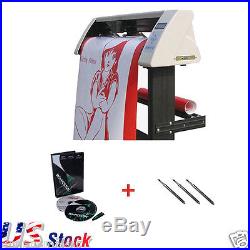 US 48 Redsail Sign Vinyl Cutter Plotter with Contour Cut Function+Stand+Softwar
