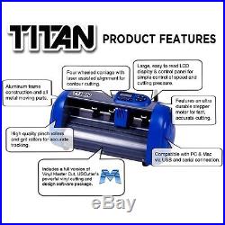 USCutter 15-inch Table Titan Vinyl Cutter with VinylMaster Cut Software
