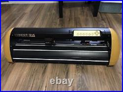 Used GCC Expert 24 HTV Vinyl Cutter Plotter Old Version WORKS GREAT No Software
