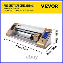 VEVOR 18 Vinyl Cutter/Plotter Sign Cutting Machine Software 3 Blades LCD Screen