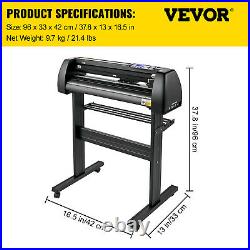 VEVOR 28 Vinyl Cutter Machine Vinyl Plotter LCD Display withSignmaster Software