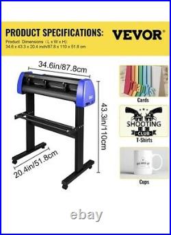 VEVOR 28 Vinyl Cutter/Plotter Cutting Machine withSignmaster Software 20 Blades