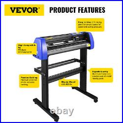 VEVOR 28 Vinyl Cutter/Plotter Sign Cutting Machine Software 20Blades LCD Black