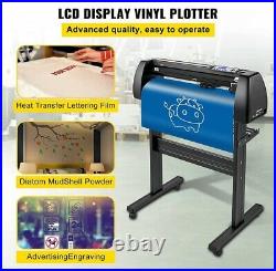 VEVOR 28 Vinyl Cutter/Plotter Sign Cutting Machine Software 3 Blades LCD Screen