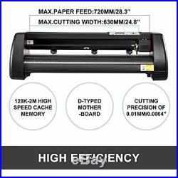 VEVOR Vinyl Cutter 28 Inch Plotter Machine 720mm Paper Feed Signmaster Software
