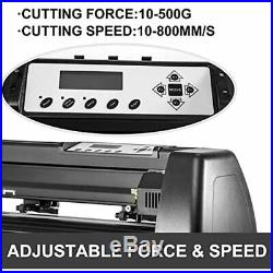 VEVOR Vinyl Cutter 28 Inch Plotter Machine 720mm Paper Feed Signmaster Software