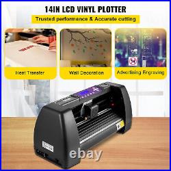 VEVOR Vinyl Cutter Machine 14in/375mm Offline Plotter Cutting Printer U-Disk
