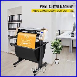 VEVOR Vinyl Cutter Machine 28in Camera Plotter Sign Cutting Software Blades LCD