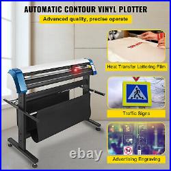 VEVOR Vinyl Cutter Plotter Machine 53in Sign Cutting Signmaster Software LCD