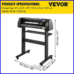 VEVOR Vinyl Cutter/Plotter Sign Cutting Machine 34 Software LCD Screen