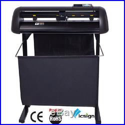 Vicsign 24 HL630 vinyl printer cutter plotter machine basket+artcut software
