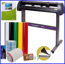 Vinyl Cutter Decal Making Kit 34in Sign Cutting Machine Design And Cut Software