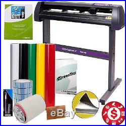 Vinyl Cutter Decal Making Kit with Professional Cut Software Sign Cutting Machine