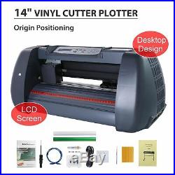 Vinyl Cutter Plotter Cutting 14 Sign Sticker Making Print Software 3 Blades USB
