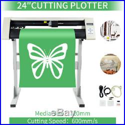 Vinyl Cutter Plotter Cutting 24 Sign Sticker Making Print Software 600mm Cutter