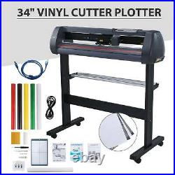 Vinyl Cutter Plotter Cutting 34' Sign Maker Software Bundle Craft Cut Art Craft