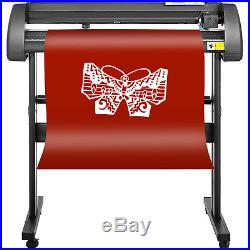 Vinyl Cutter Plotter Cutting 34 Sign Sticker Making Print Software 3 Blades Usb