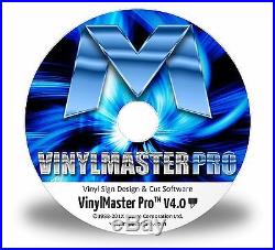 Vinyl Cutter Sign Cutting VinylMaster PRO Professional Design + Cut Software