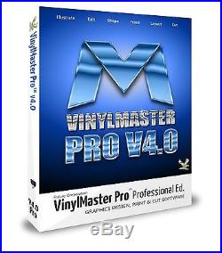 Vinyl Cutter Software for Sign Design/Cut Plotters Decals SVG VinylMaster PRO
