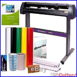 Vinyl Cutter USCutter MH 34in BUNDLE Sign Making Kit with Design & Cut Software