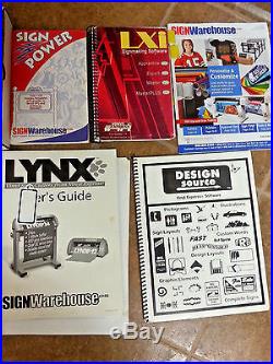 Vinyl Express Lynx Vinyl Cutter/Plotter + Software and Fonts