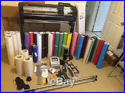 Vinyl Express Q24 Vinyl Cutter and Stand, Lxi Software, Transfer Tapes, Vinyl