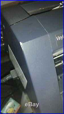 Vinyl Express Qe60+ 24 Vinyl Cutter Plotter Sign Cutter With Stand Cut Software