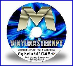 Vinyl Printer-Cutter Plotter Software RIP Print & Cut + Printing VinylMaster XPT