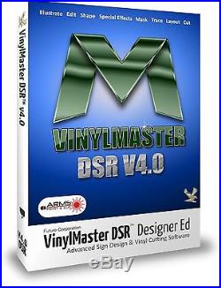 VinylMaster DSR V4 Vinyl Cutter and Sign Design Graphics Software for Sign Shops