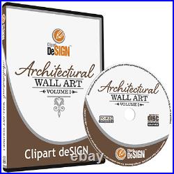 Wall Art Decal/sticker Clipart-vinyl Cutter Plotter Images-vector Clip Art CD