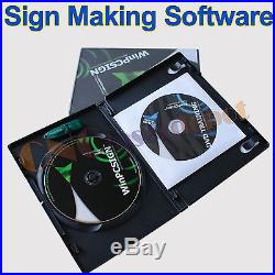 WinPCSIGN 2012 Basic Software W Contour Cut for Vinyl Cutter Cutting Plotter