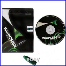 WinPCSIGN 2012 Sign Making Contour Cut Software for Vinyl Cutter Cutting Plotter