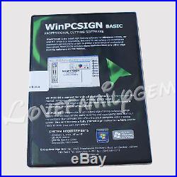 WinPCSIGN BASIC 2012 Sign Making Cutting Software For Vinyl Plotter Cutter