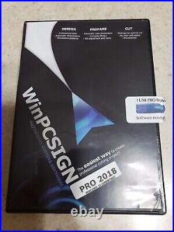WinPCSIGN Pro 2018, Best Sign Making Software with USB Dongle